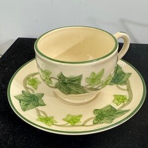 vintage 1950s Franciscan cup and saucer set